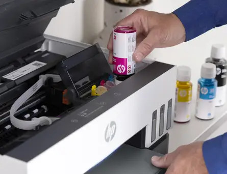 recargar botella de tinta HP Smart Tank 7005